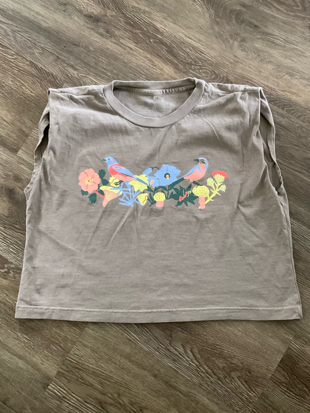 Bird Collective Boxy Muscle Tank Size S